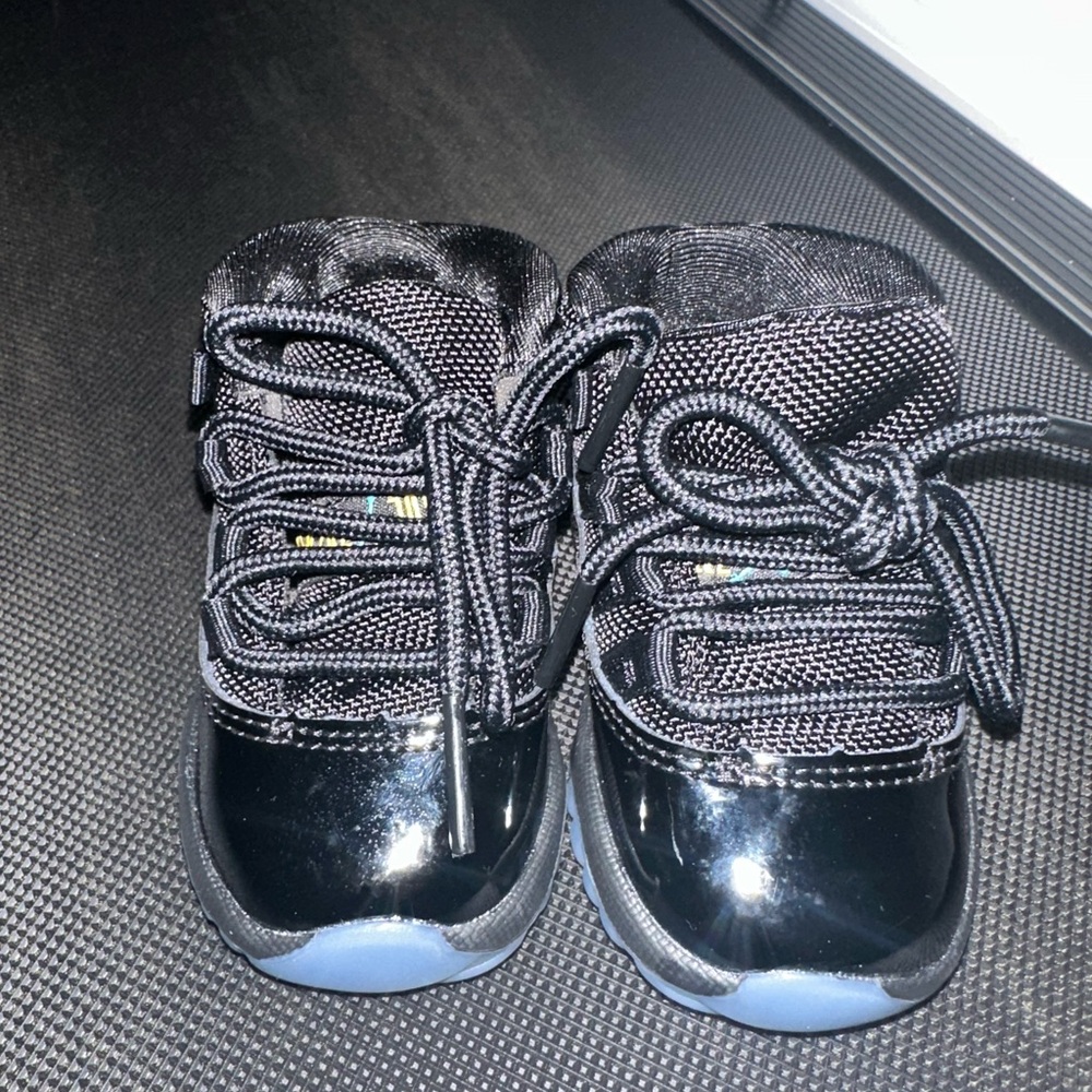 Jordan Kids Black Patent Leather Sneakers